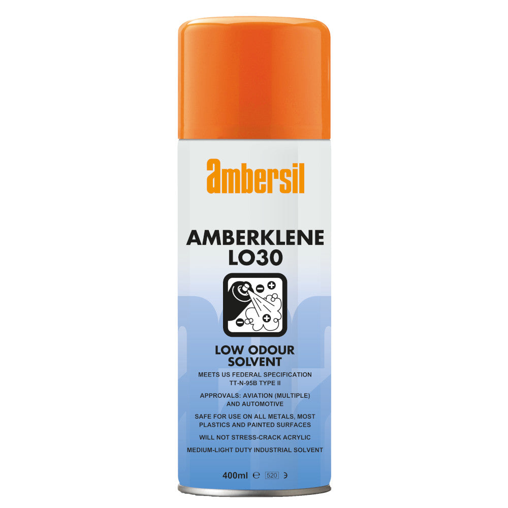 Ambersil Amberklene LO30 Low Odour Solvent Degreaser 400ml 31555