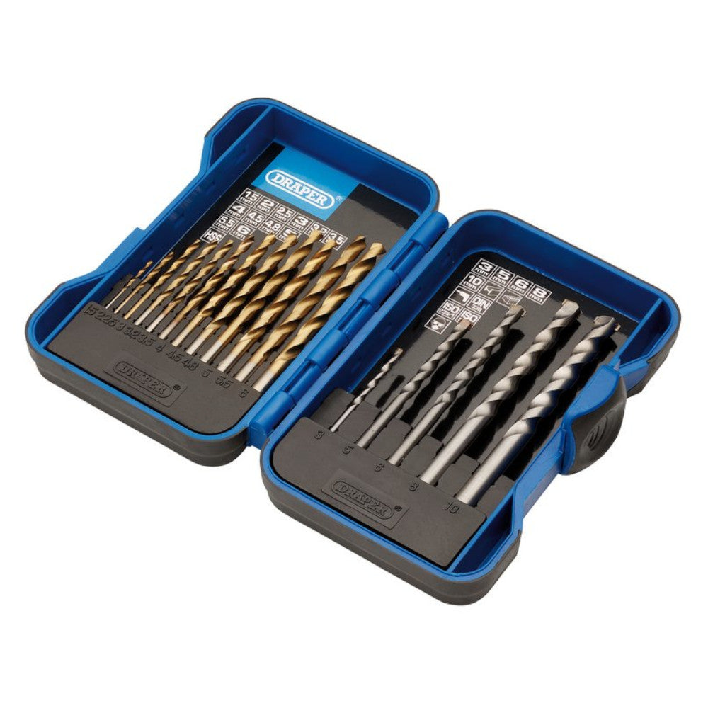 Draper Metric Combination HSS and Masonry Drill Bit Set 18551