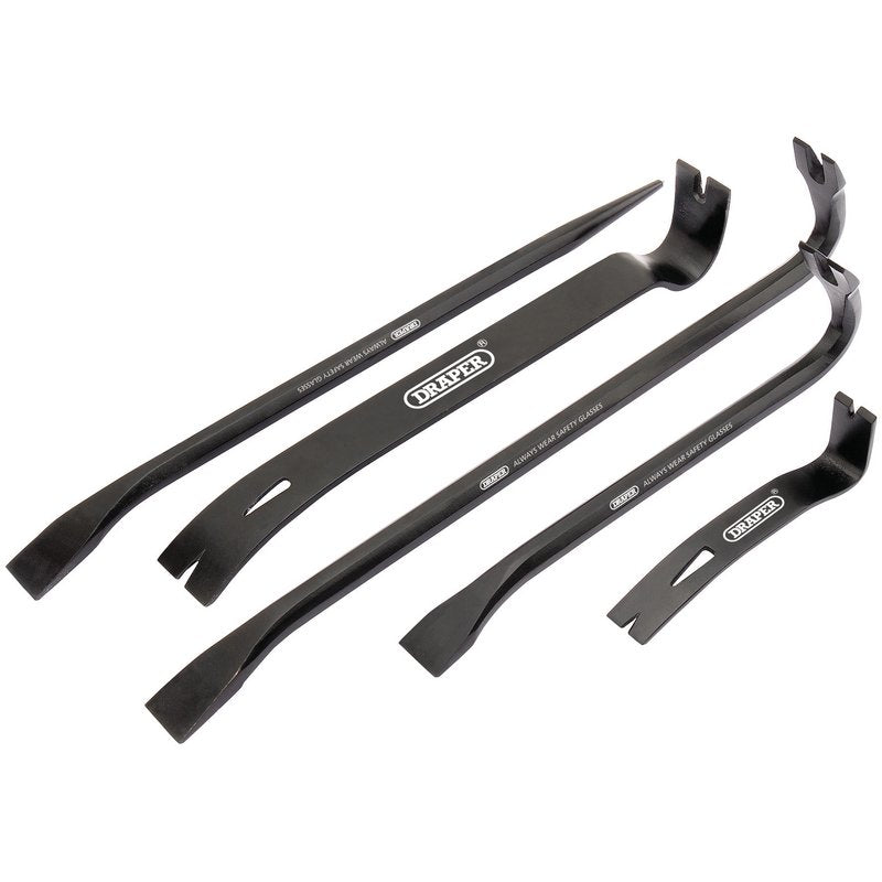 Draper 26123 5 Piece Wrecking Bar Set