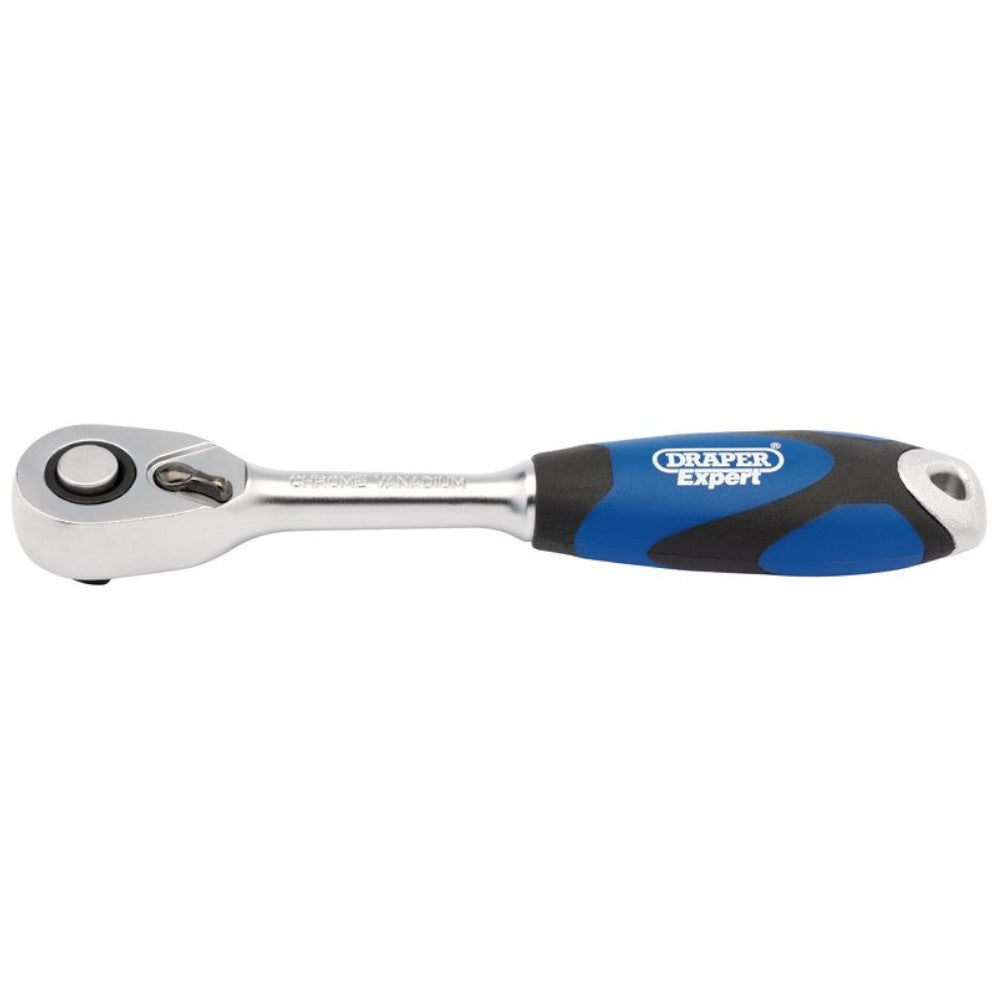 Draper Expert Soft Grip Ratchet 1/4" Drive 72 Tooth 26502