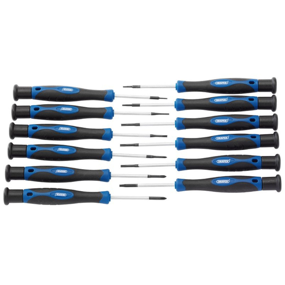 Draper Precision Screwdriver Set 12 Piece 28118