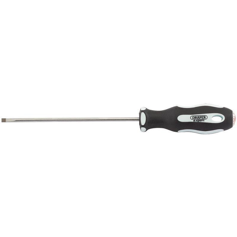 Draper Plain Slot Soft Grip Parallel Tip Screwdriver 3x100mm 34972