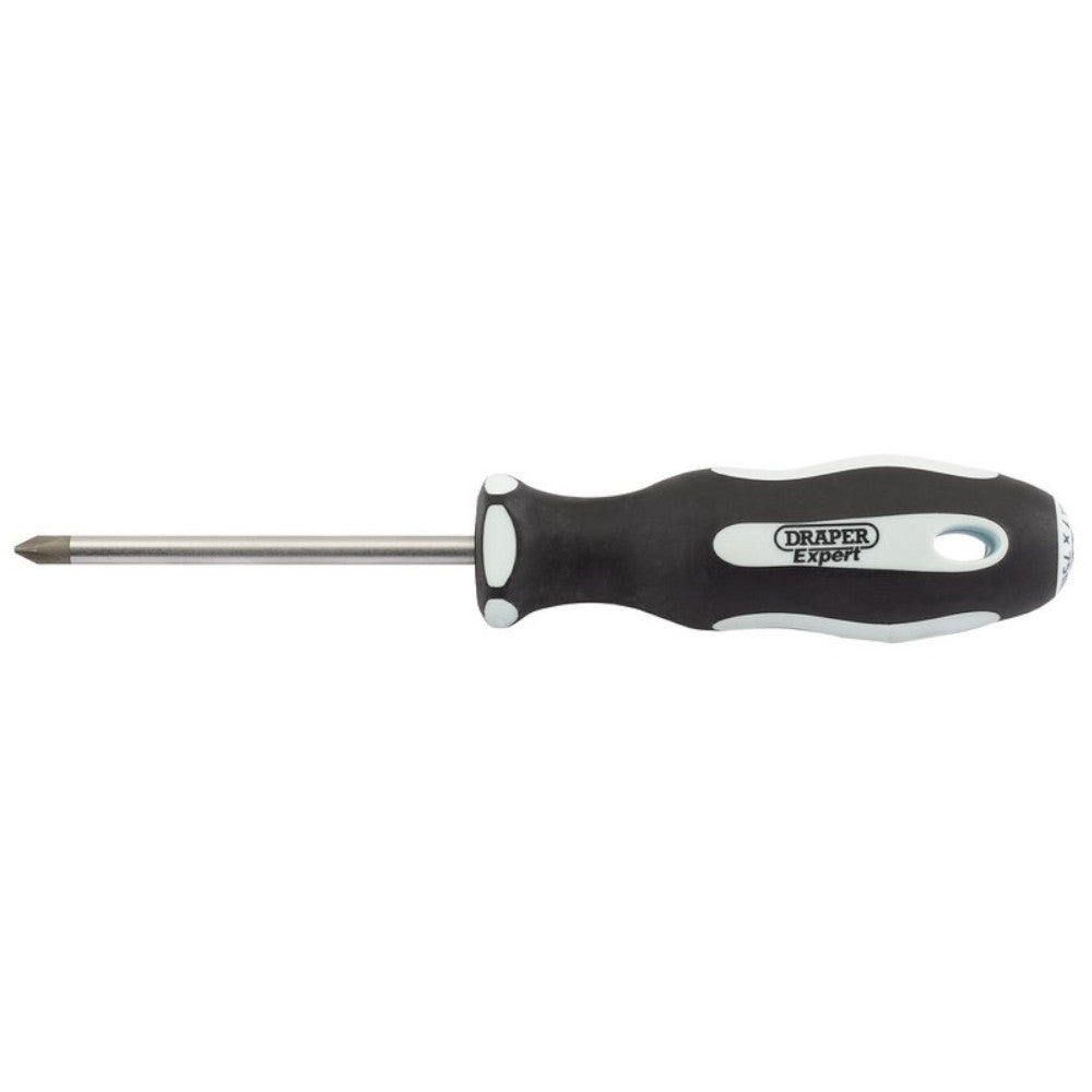 Draper Cross Slot Soft Grip Screwdriver 1x75mm