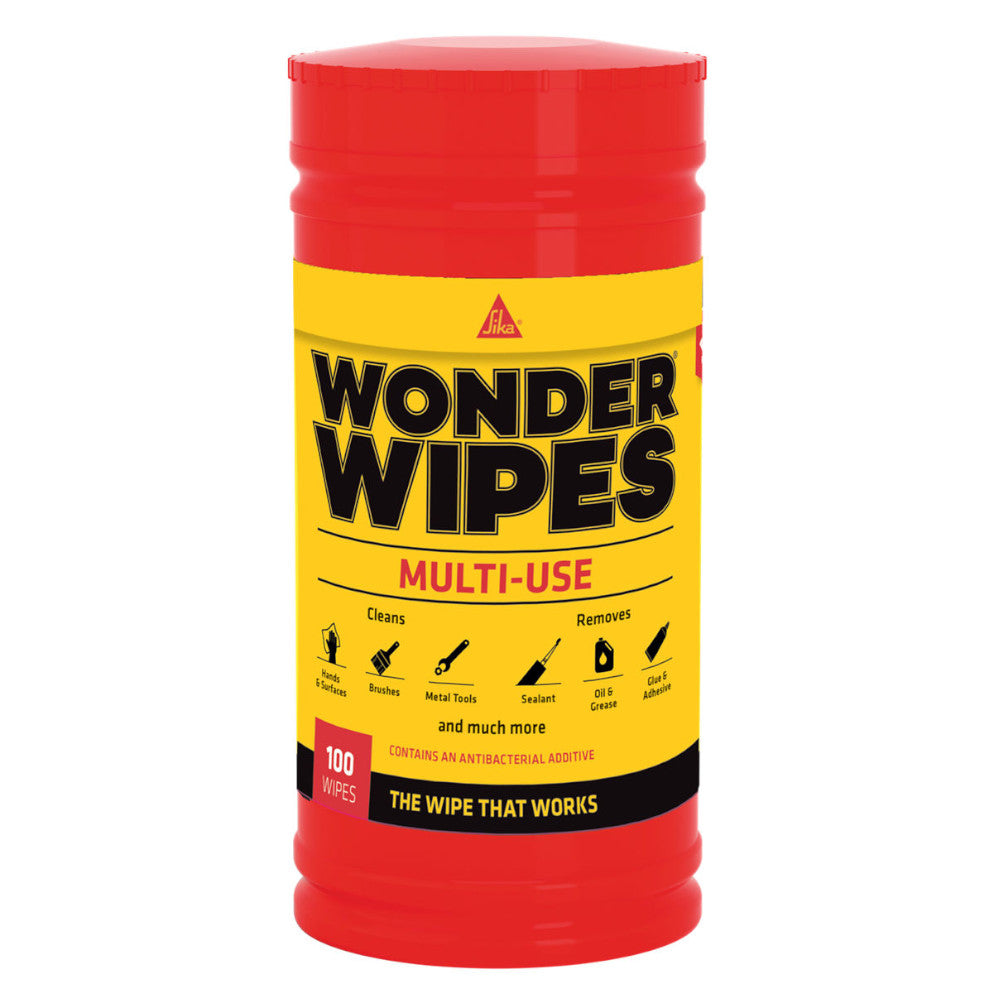 Sika Wonder Wipes Multi-Use Hand Wipes Tub of 100