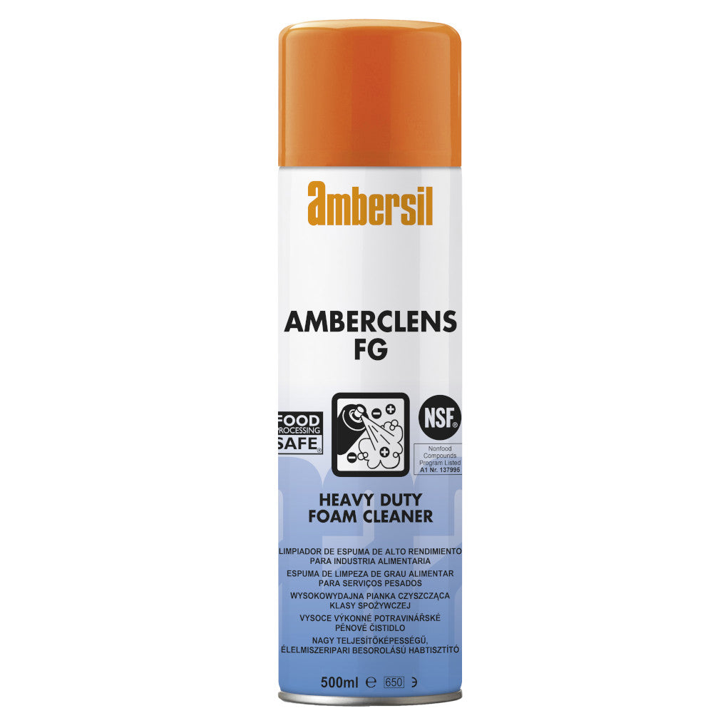 Ambersil 30241 Amberclens Food Grade Foam Cleaner 500ml