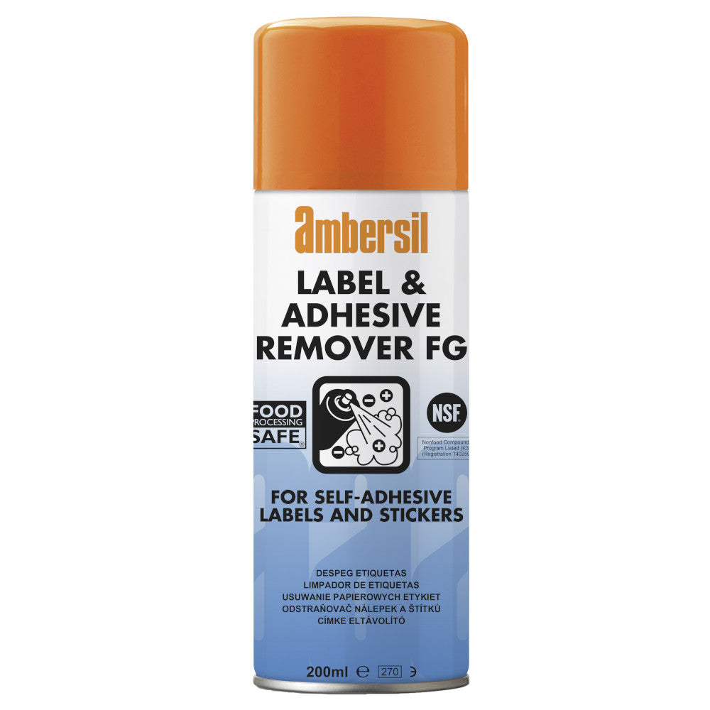 Ambersil 30254 Food Grade Label & Adhesive Remover 200ml