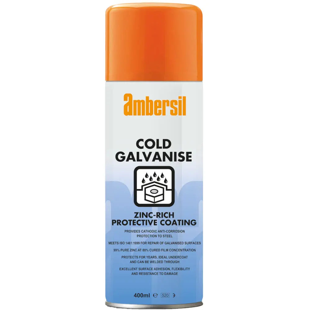 Ambersil 30291 Cold Galvanise Spray 400ml Ambersil