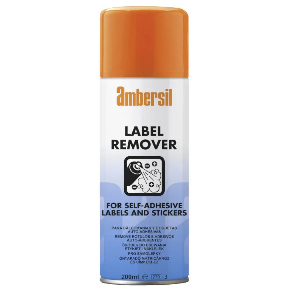 Ambersil 31629 Self-adhesive Label & Sticker Remover 200ml Ambersil