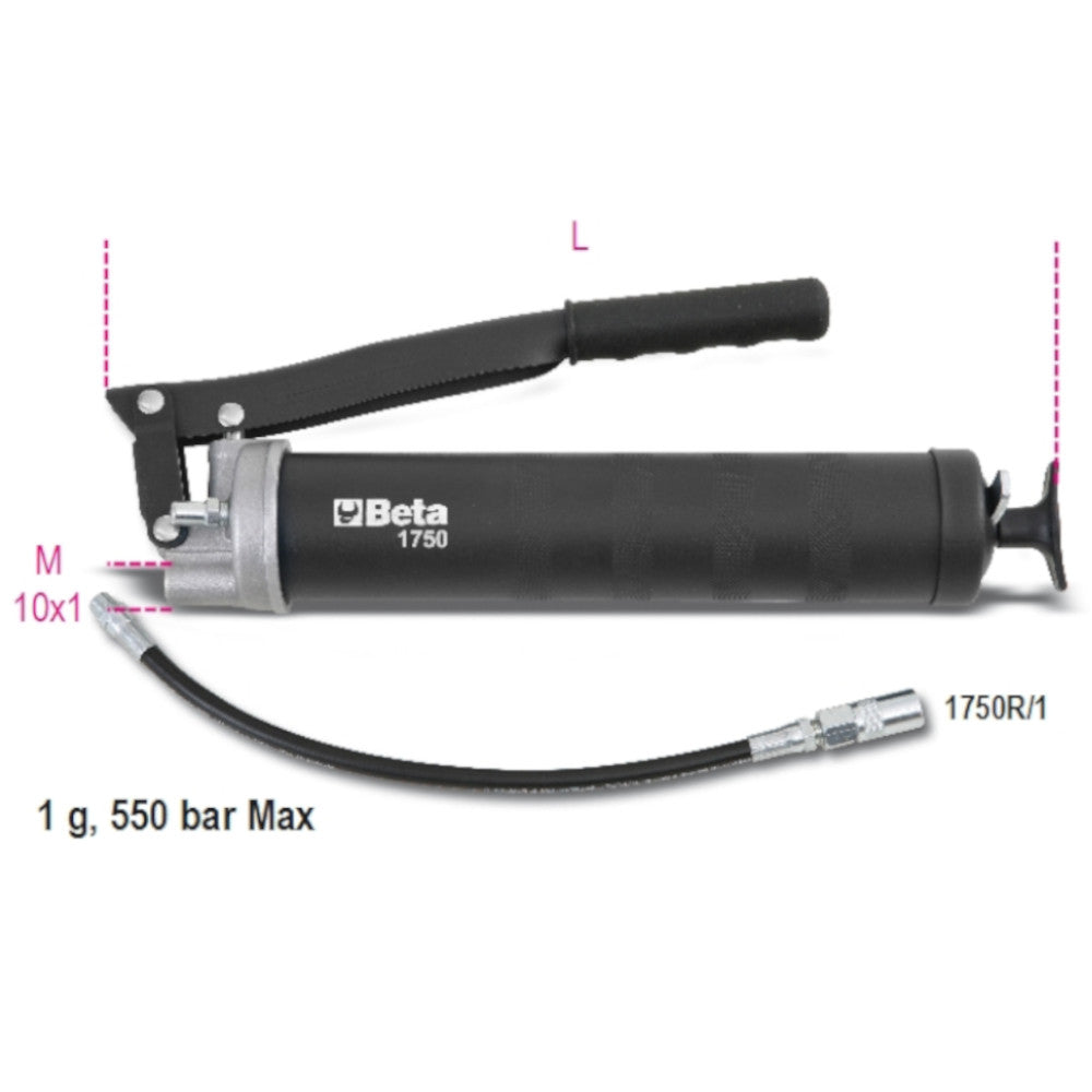 Beta 1750 500cc Lever Operated Grease Gun (017500500)