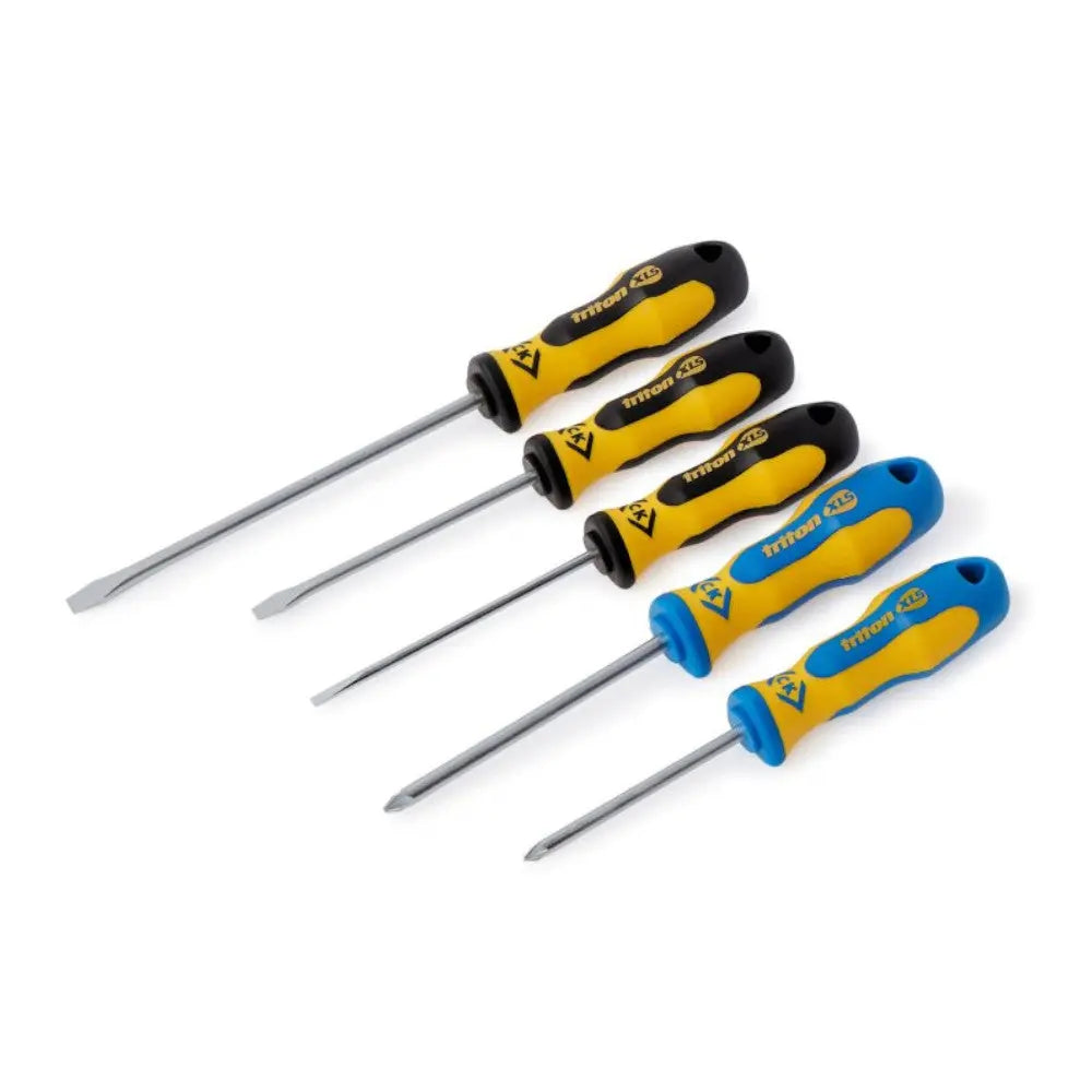 C.K T4727 Triton Screwdriver Set 5 Piece Slotted & Pozi C.K. Tools