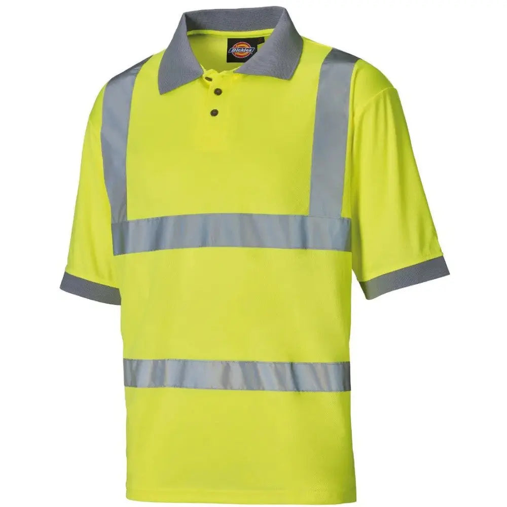 Dickies SA22075 Hi-Vis Yellow Polo Shirt Electro South West Ltd