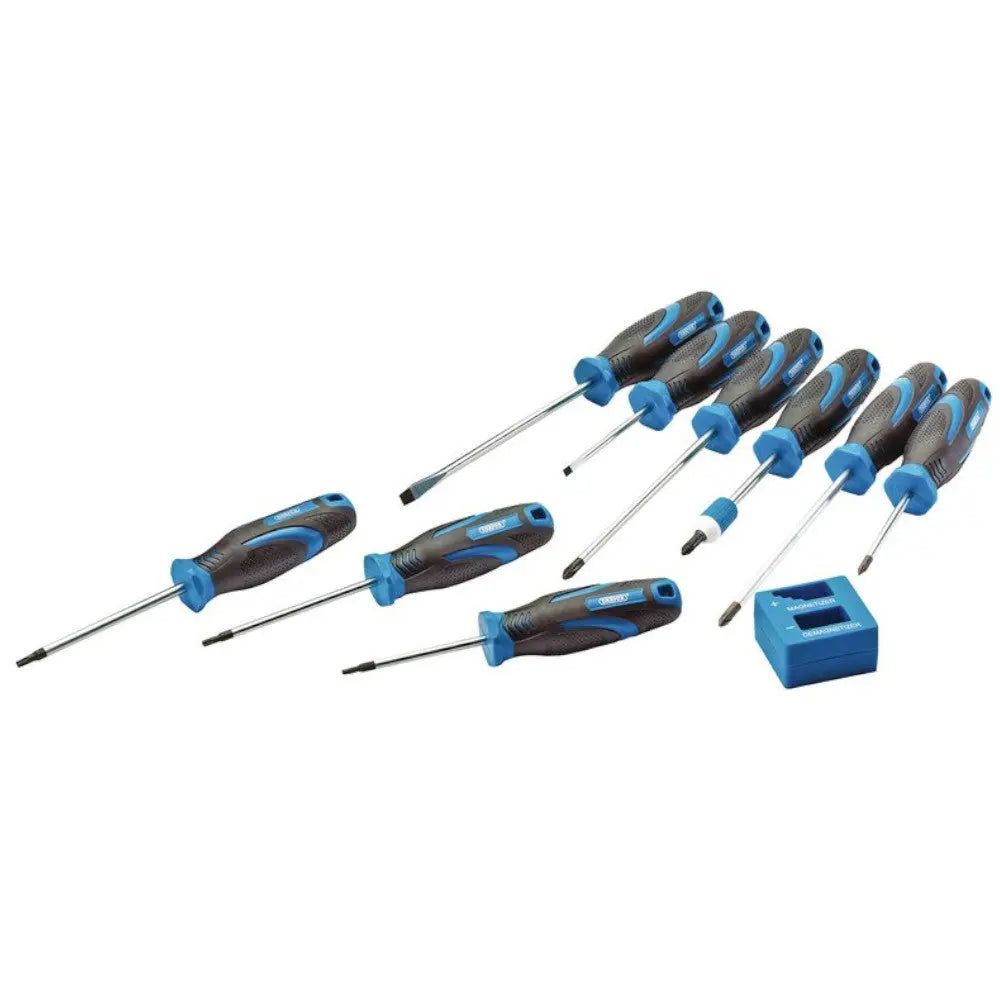 Draper 11 Piece Screwdriver Set With Magnetise / Demagnetiser 99422 Electro South West Ltd