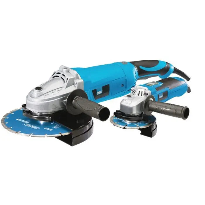 Draper 98520 Storm Force® 2 Piece Angle Grinder Set 115mm & 230mm 240v Electro South West Ltd