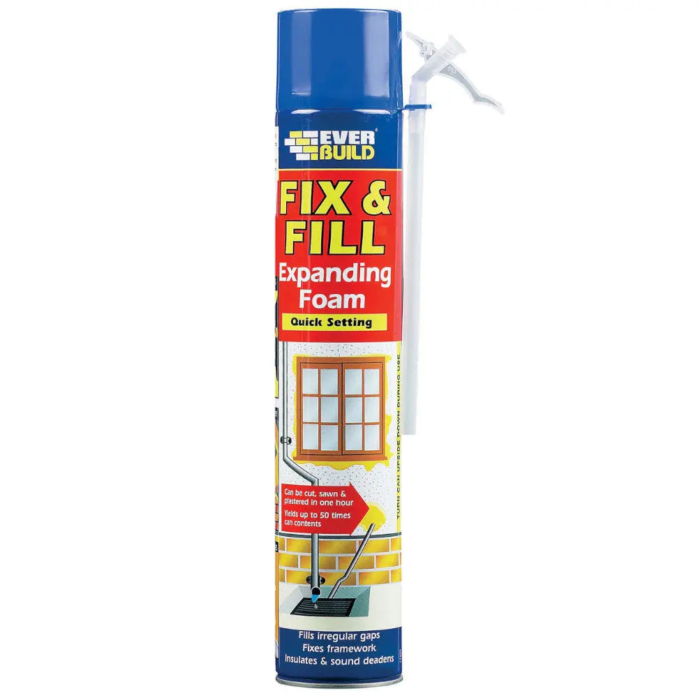 EVERBUILD® FIX & FILL Expanding Foam 500ml Everbuild