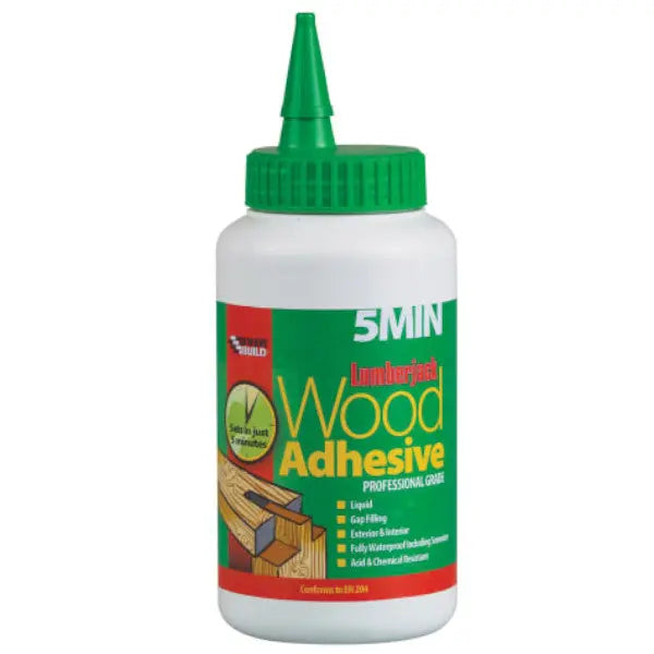 EVERBUILD® Lumberjack® 5 Min PU Wood Adhesive 750gr Electro South West Ltd