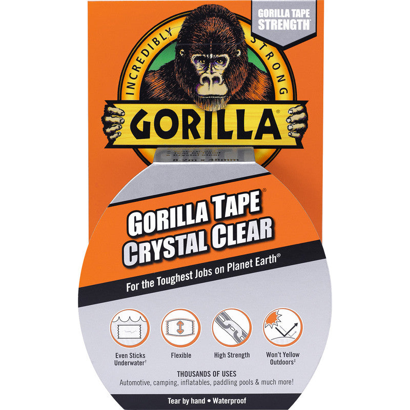 Gorilla Tape® Crystal Clear 48mm x 8.2m