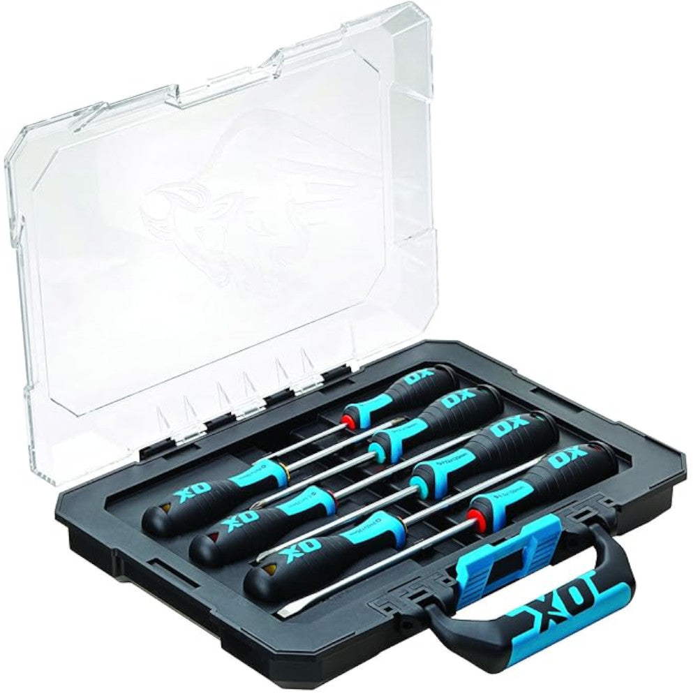 Ox Tools P360207 Pro Series 7 Piece Screwdriver Set In Heavy Duty Case