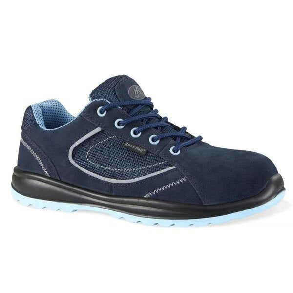 Rockfall Pearl VX700 Ladies Safety Trainer S1P ESD Navy