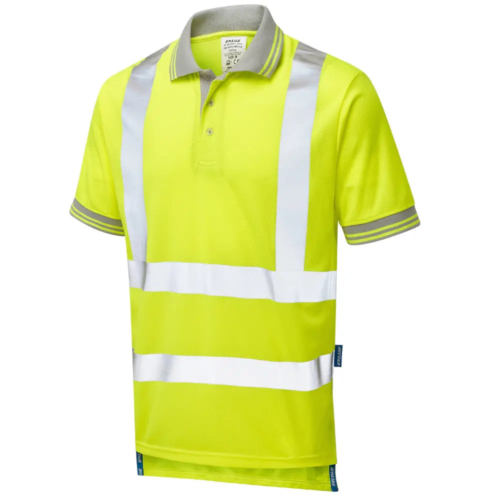 Pulsar® P175 Protect High Vis Yellow Polo Shirt Electro South West Ltd