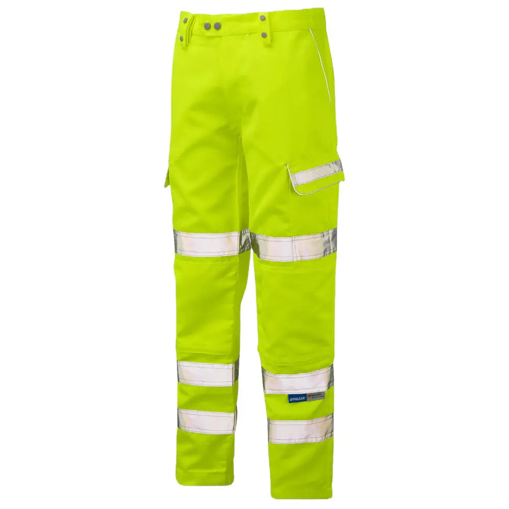 Pulsar® P346 Yellow Hi Viz Combat Trousers Electro South West Ltd