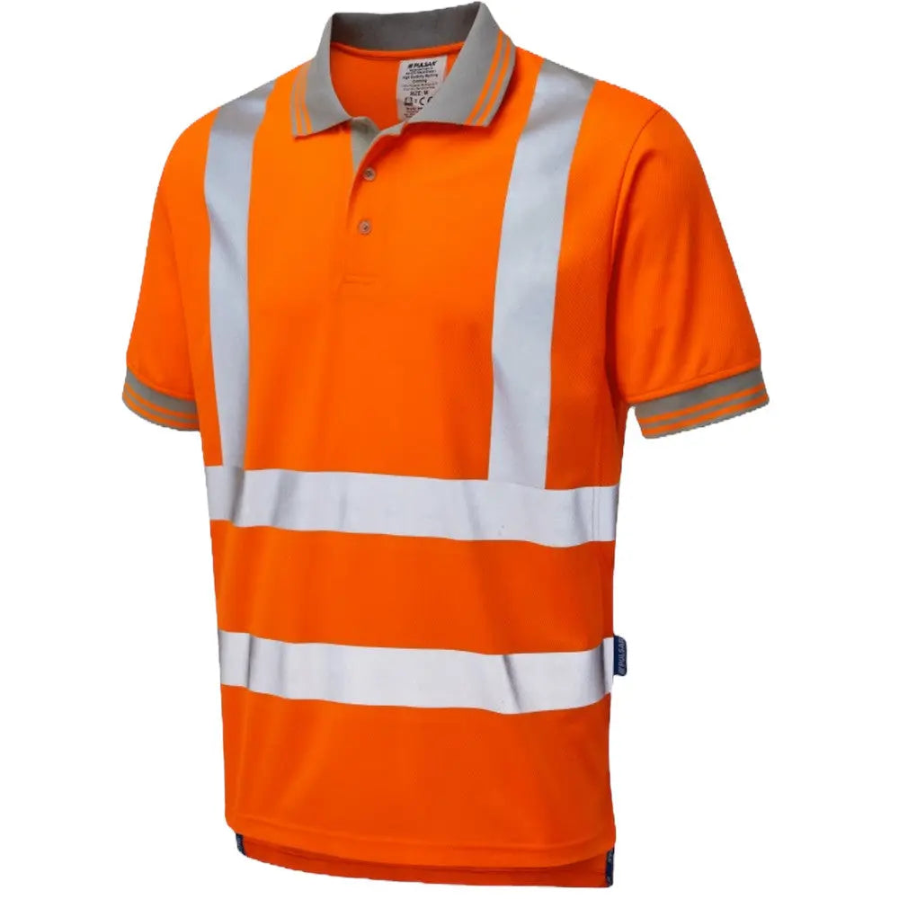 Pulsar® PR176 Protect HV Orange Polo Shirt Electro South West Ltd