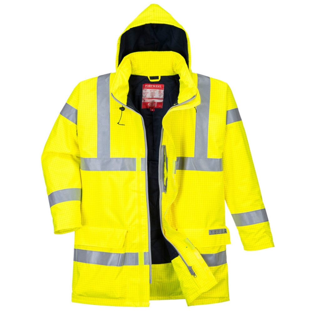 Portwest S778 Bizflame Rain Hi-Vis Antistatic Flame Resistant Jacket