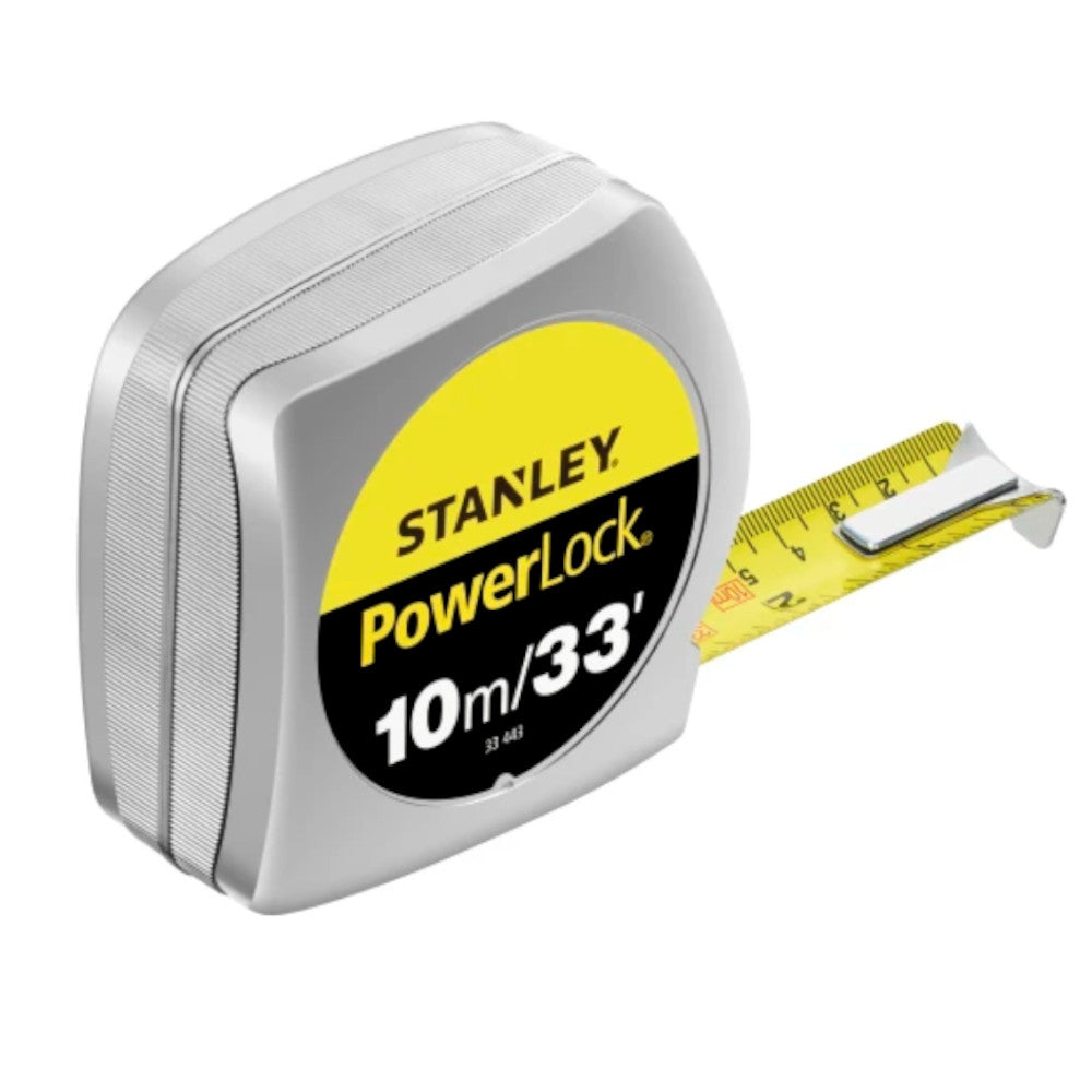 Stanley STA033443 PowerLock® Classic Pocket Tape 10m/33ft (Width 25mm)