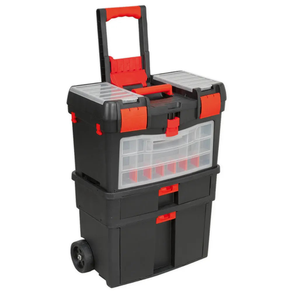 Sealey AP850 Mobile Toolbox with Tote Tray & Removable Assortment Box Electro South West Ltd