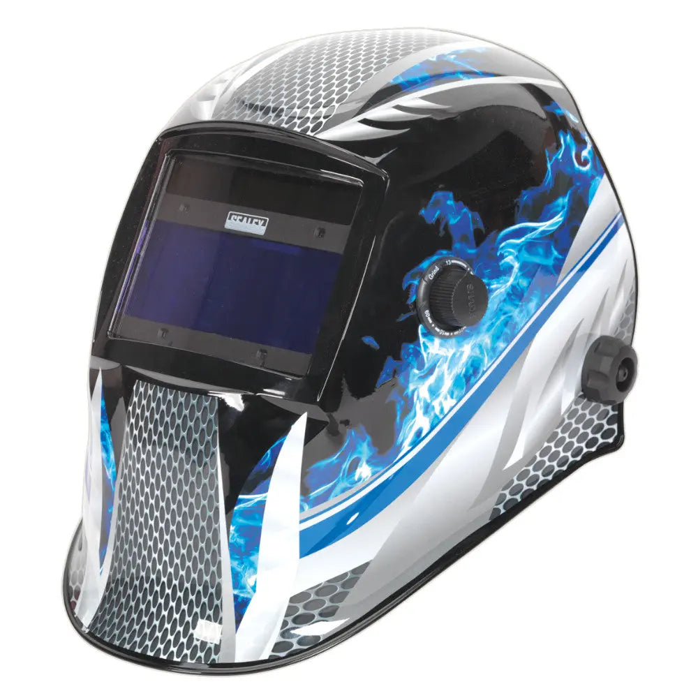 Sealey PWH601 Auto Darkening Welding Helmet Shade 9-13 Electro South West Ltd