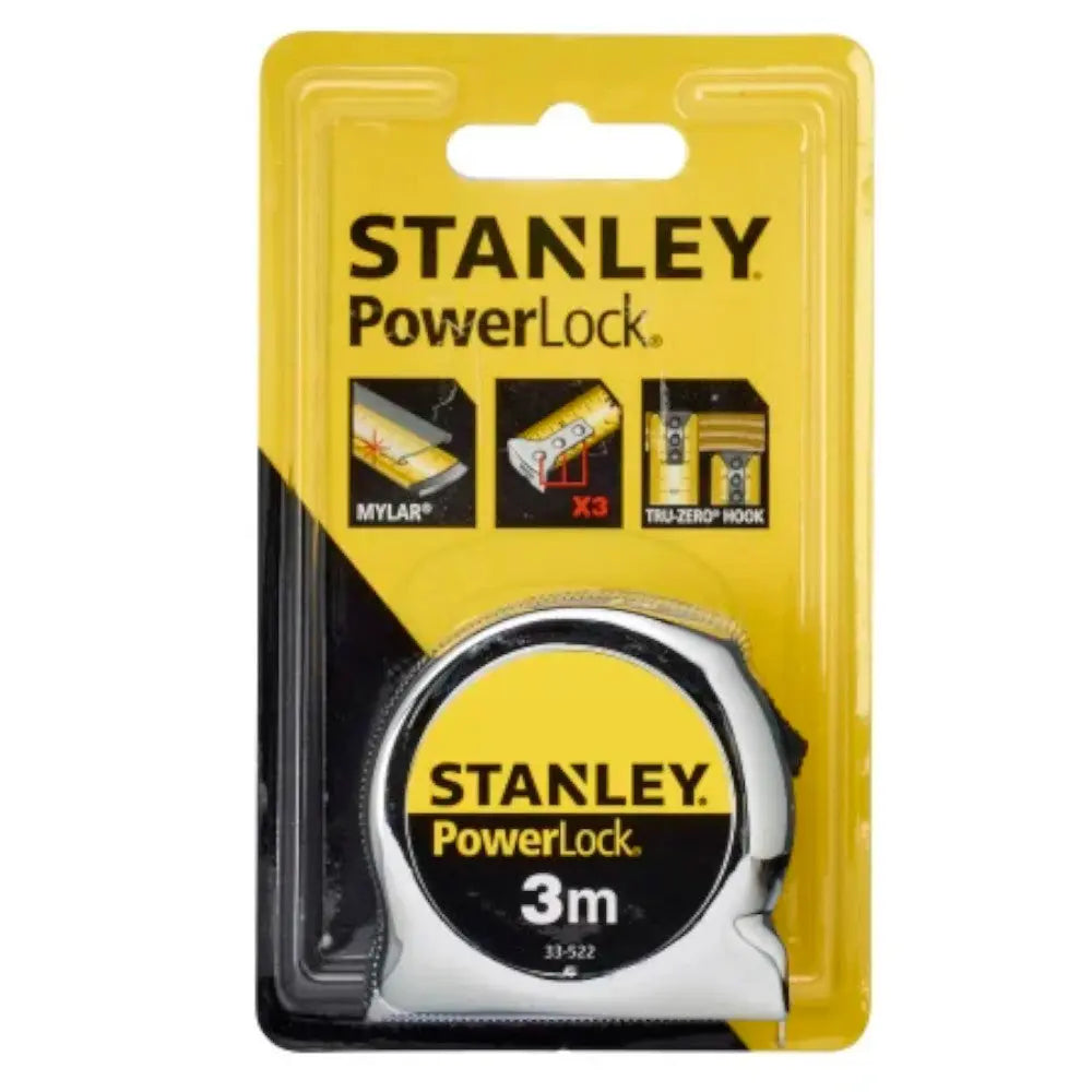 Stanley PowerLock® Classic Pocket Tape Measures Width 19mm (Metric only) Electro South West Ltd