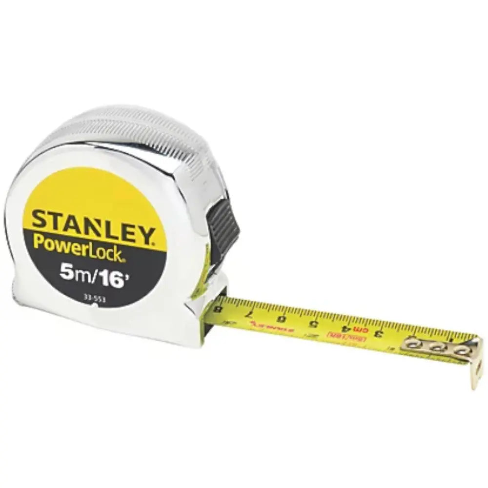 Stanley® 0-33-553 PowerLock® 5 Meter / 16' (19mm Wide) Tape Measure Electro South West Ltd