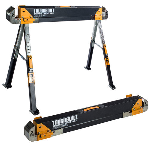 Toughbuilt C700 Folding Sawhorse / Jobsite Table Twin Pack TB-C700-2