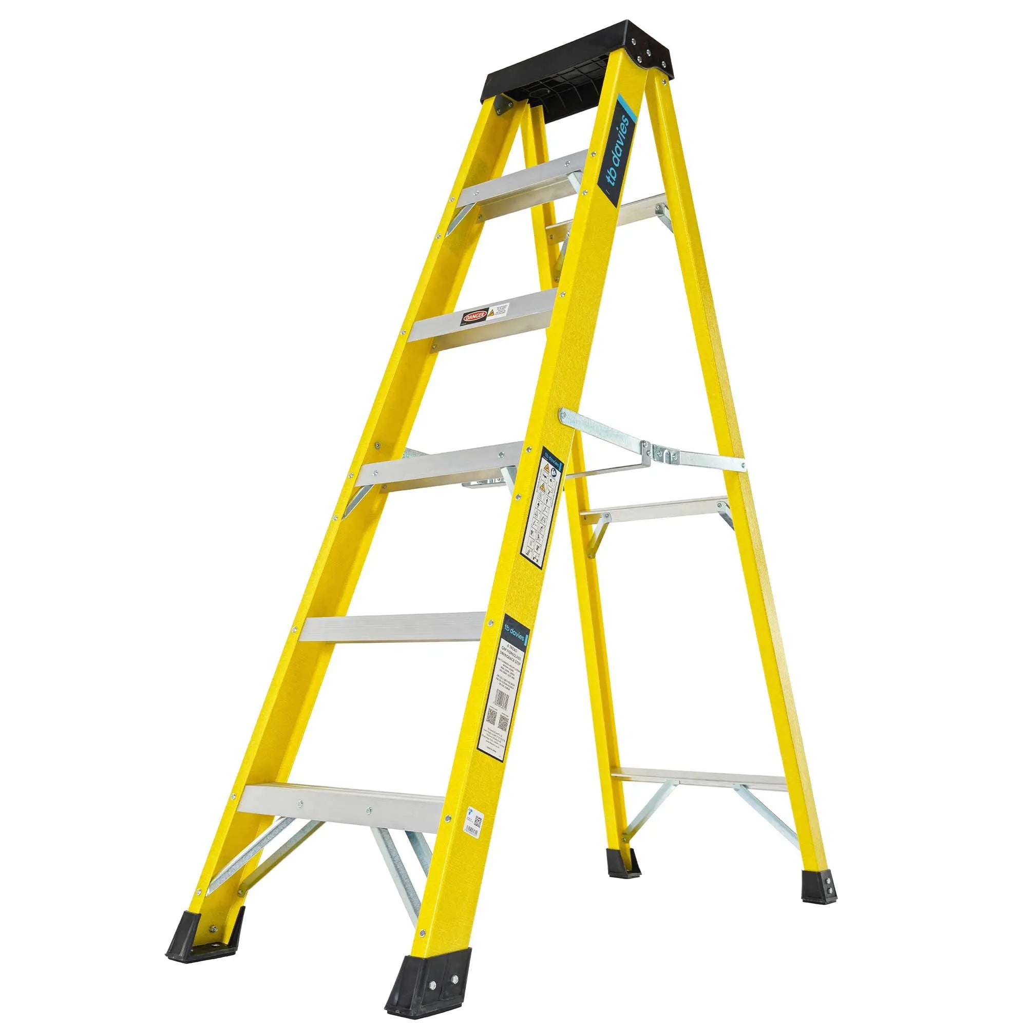 TB Davies INSUL8-S Fibreglass Professional Swingback Step Ladders Electro South West Ltd