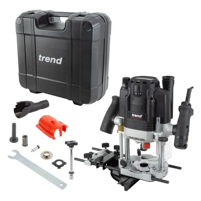 Trend T8 EK - 2200W 1/2" Dual-Mode Plunge Router 240V Electro South West Ltd