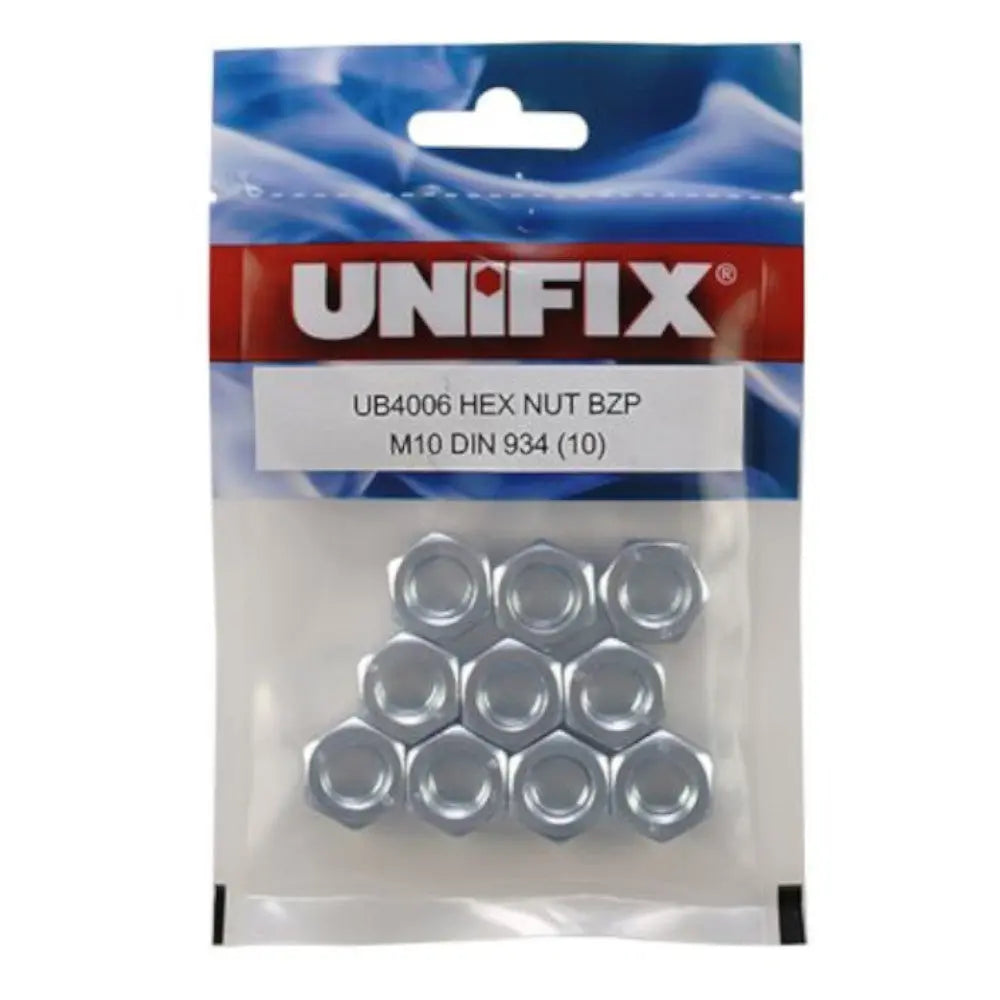 Unifix Metric Full Nuts Class 8 DIN 934 BZP in Handy Retail Packs Electro South West Ltd