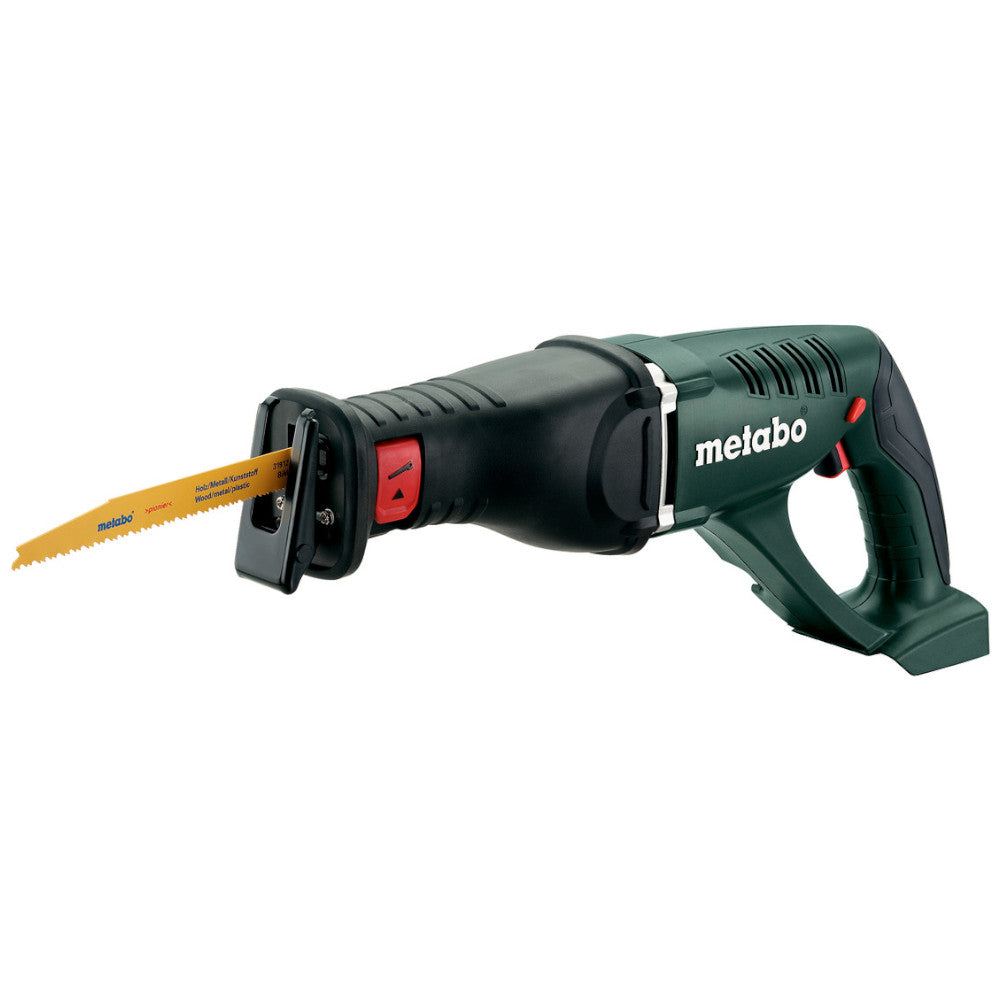 Metabo ASE 18 LTX Cordless Sabre Saw 18V on a plain background