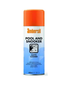 An Image of a can of Ambersil 31632 Pool and Snooker table cloth cleaner on a white background