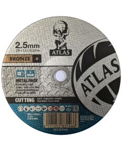 Metal Cutting Discs 230x2.5x22.23mm (9"x3/32"x7/8") - Flat